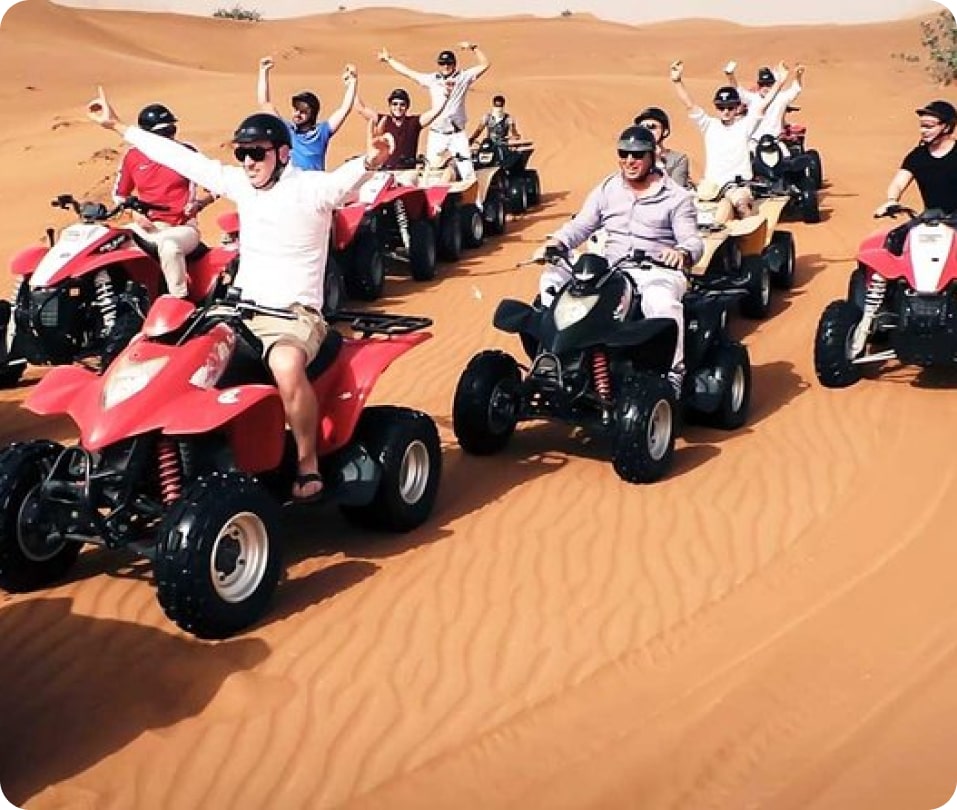 desert safari with quad bike