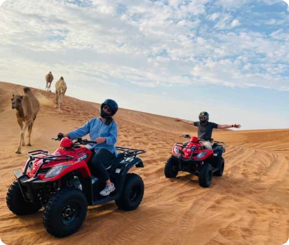 quad bike desert