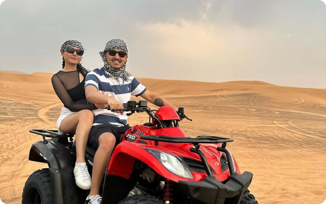 quad bike desert safari dubai